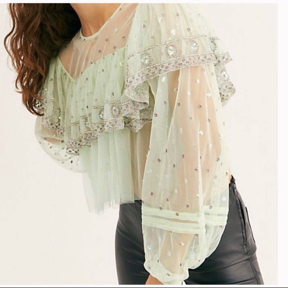 NWOT Free People Disco Ball Top💋
